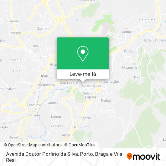 Avenida Doutor Porfirio da Silva mapa