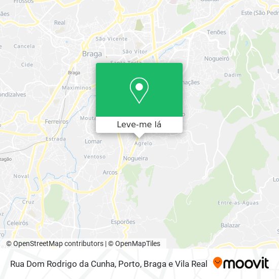Rua Dom Rodrigo da Cunha mapa