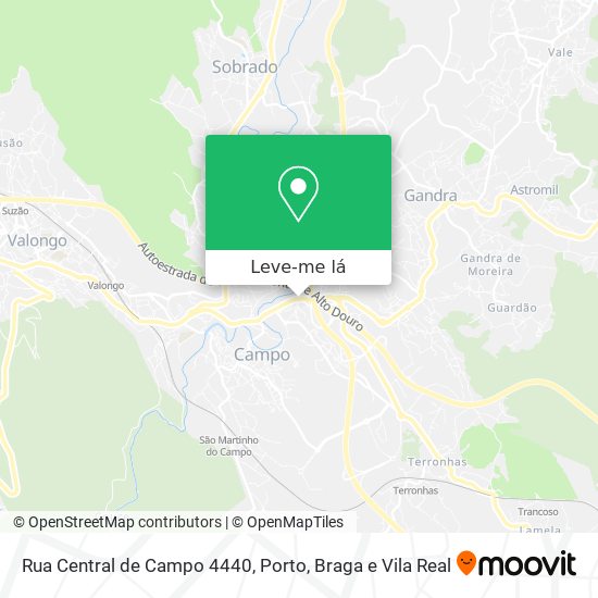 Rua Central de Campo 4440 mapa