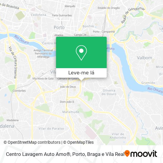 Centro Lavagem Auto Amo® mapa