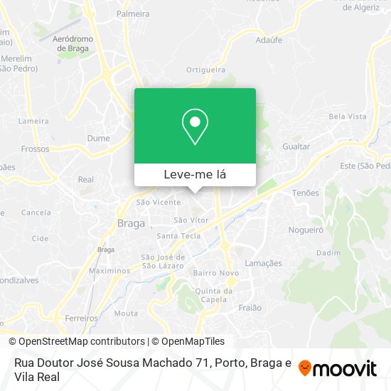 Rua Doutor José Sousa Machado 71 mapa