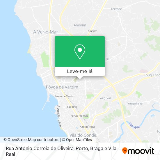 Rua António Correia de Oliveira mapa