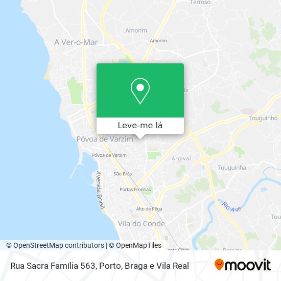Rua Sacra Família 563 mapa