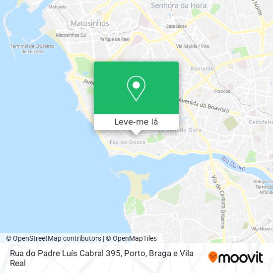 Rua do Padre Luís Cabral 395 mapa