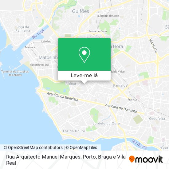 Rua Arquitecto Manuel Marques mapa