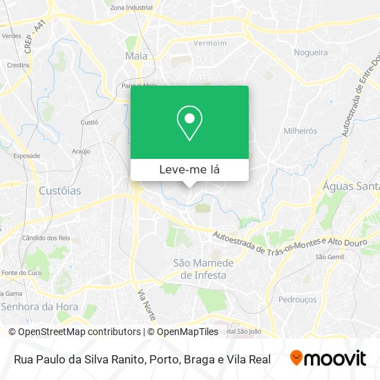 Rua Paulo da Silva Ranito mapa