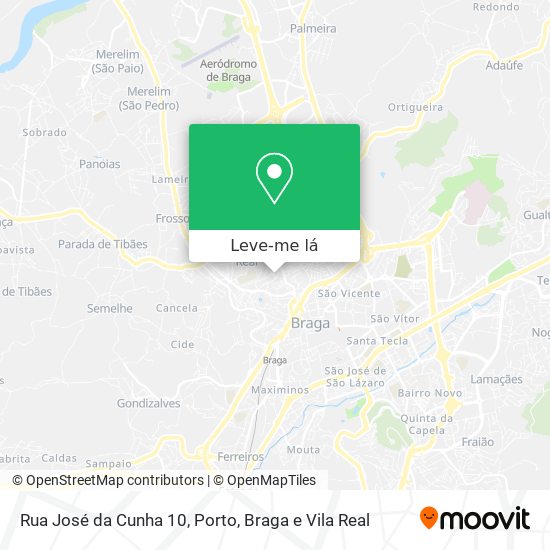 Rua José da Cunha 10 mapa