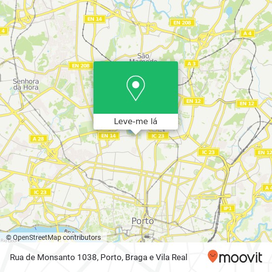 Rua de Monsanto 1038 mapa