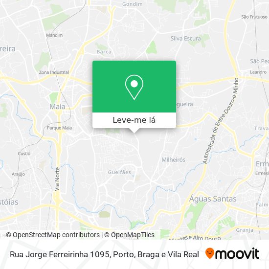 Rua Jorge Ferreirinha 1095 mapa