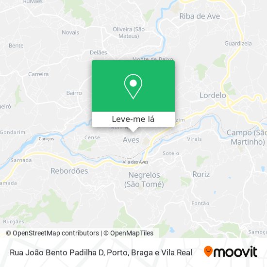 Rua João Bento Padilha D mapa