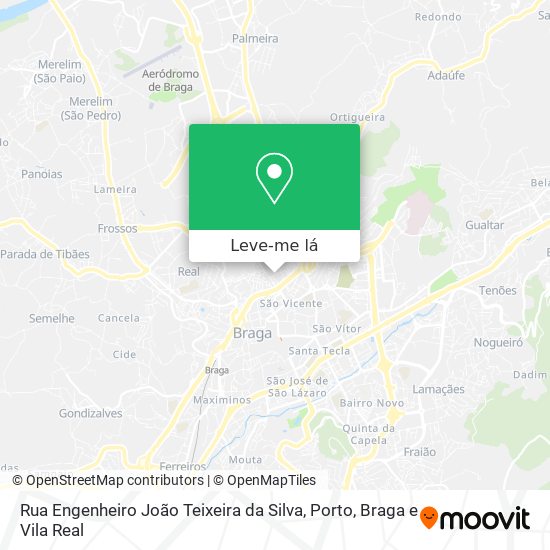 Rua Engenheiro João Teixeira da Silva mapa