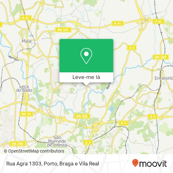 Rua Agra 1303 mapa