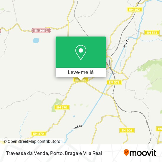 Travessa da Venda mapa