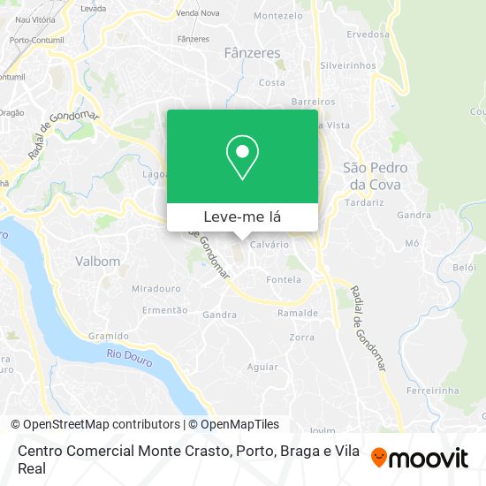 Centro Comercial Monte Crasto mapa