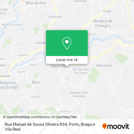 Rua Manuel de Sousa Oliveira 834 mapa