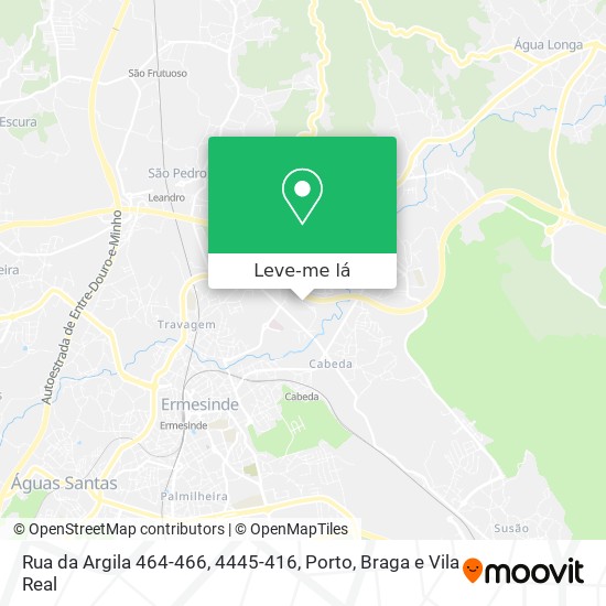 Rua da Argila 464-466, 4445-416 mapa
