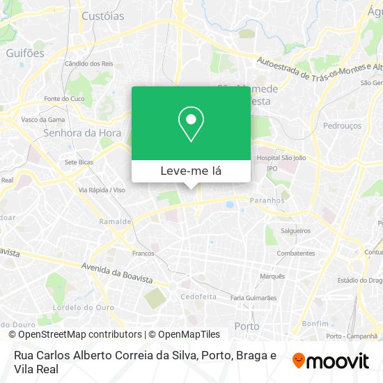 Rua Carlos Alberto Correia da Silva mapa