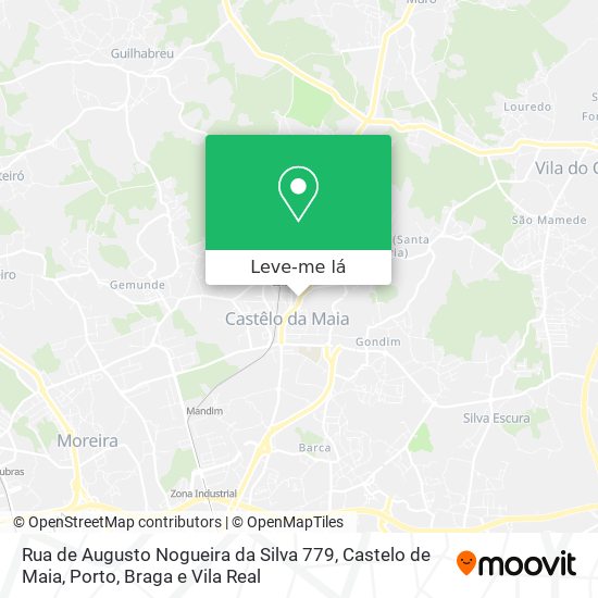Rua de Augusto Nogueira da Silva 779, Castelo de Maia mapa