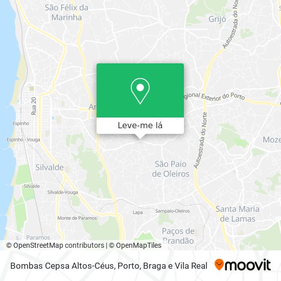 Bombas Cepsa Altos-Céus mapa