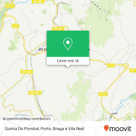 Quinta Do Pombal mapa