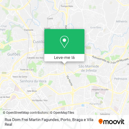 Rua Dom Frei Martin Fagundes mapa