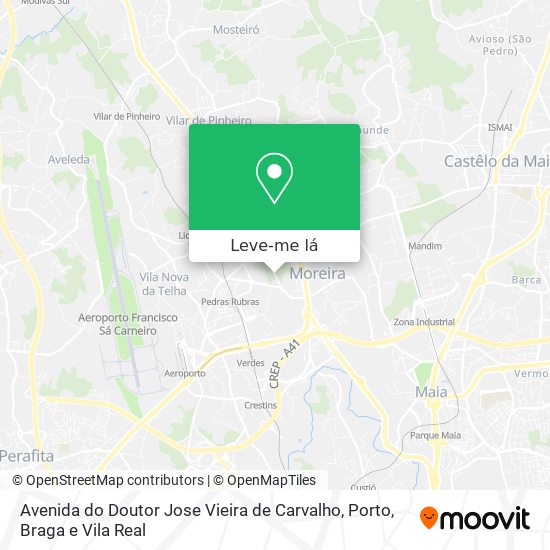Avenida do Doutor Jose Vieira de Carvalho mapa