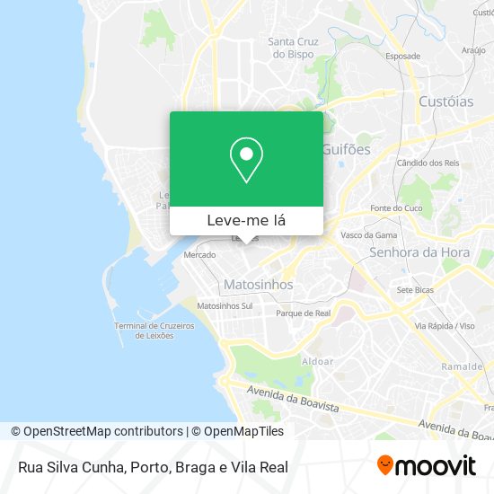 Rua Silva Cunha mapa