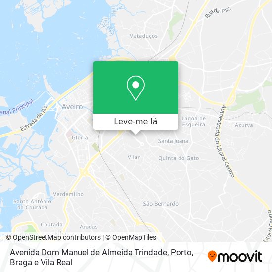 Avenida Dom Manuel de Almeida Trindade mapa