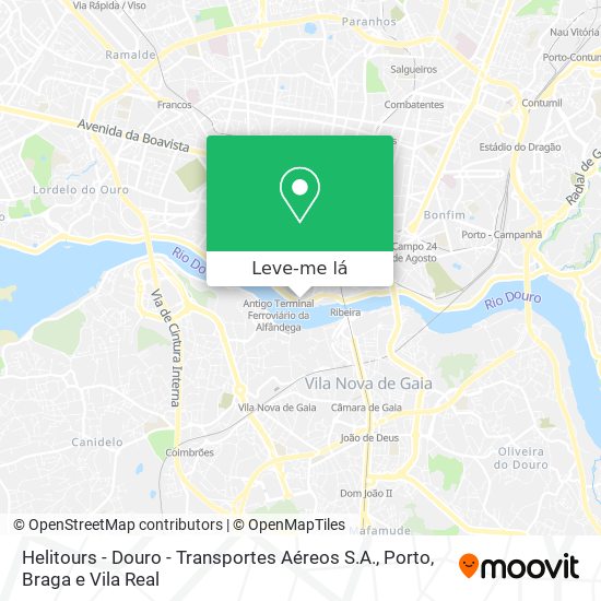 Helitours - Douro - Transportes Aéreos S.A. mapa