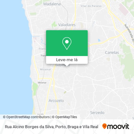 Rua Alcino Borges da Silva mapa