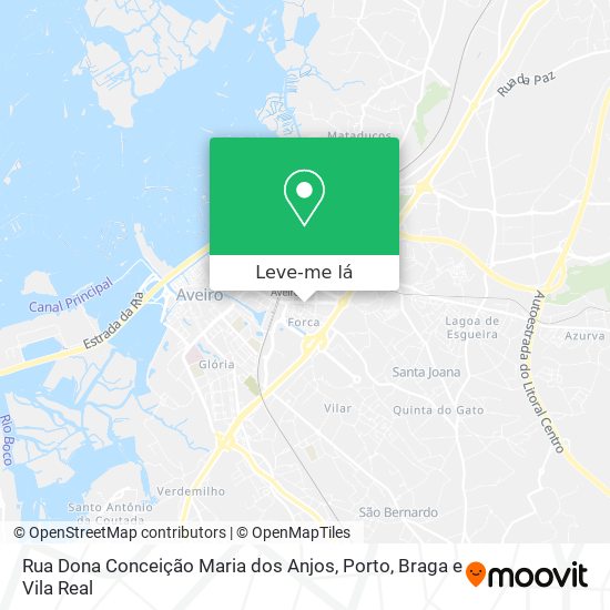 Rua Dona Conceição Maria dos Anjos mapa