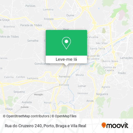 Rua do Cruzeiro 240 mapa