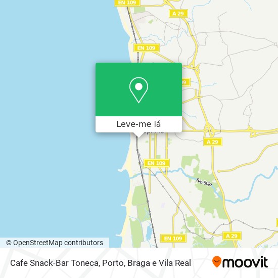 Cafe Snack-Bar Toneca mapa