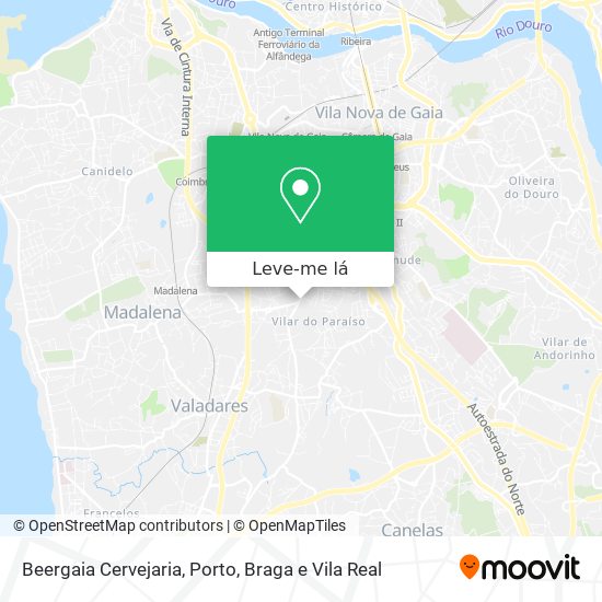 Beergaia Cervejaria mapa