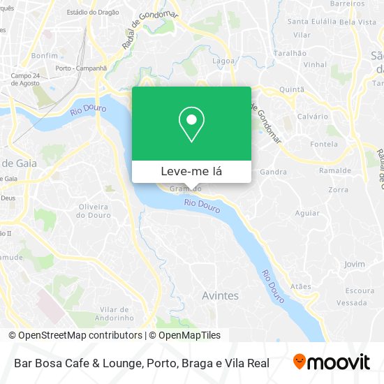 Bar Bosa Cafe & Lounge mapa