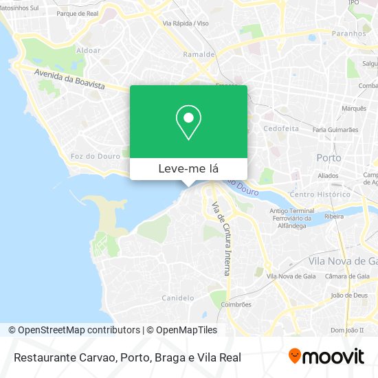 Restaurante Carvao mapa