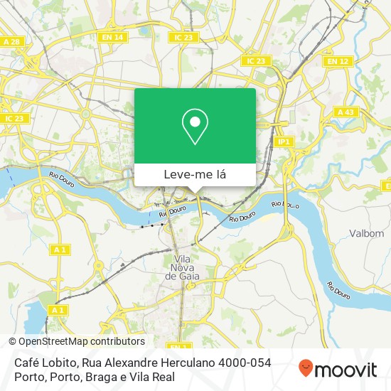 Café Lobito, Rua Alexandre Herculano 4000-054 Porto mapa