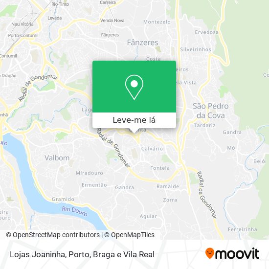 Lojas Joaninha mapa