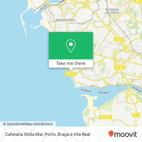 Cafetaria Onda Mar, Rua da Agra 102 4150-025 Porto mapa