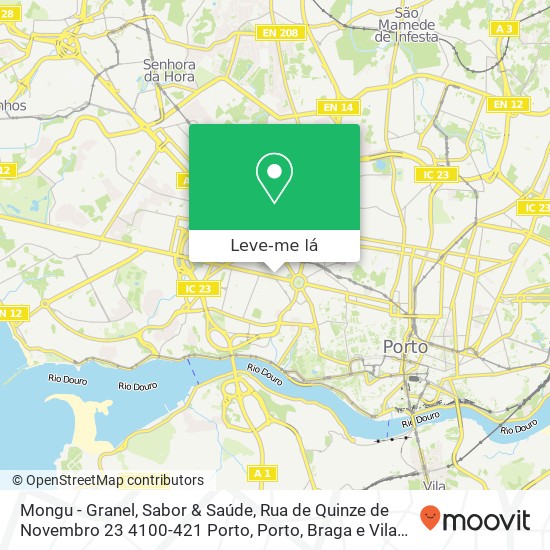 Mongu - Granel, Sabor & Saúde, Rua de Quinze de Novembro 23 4100-421 Porto mapa