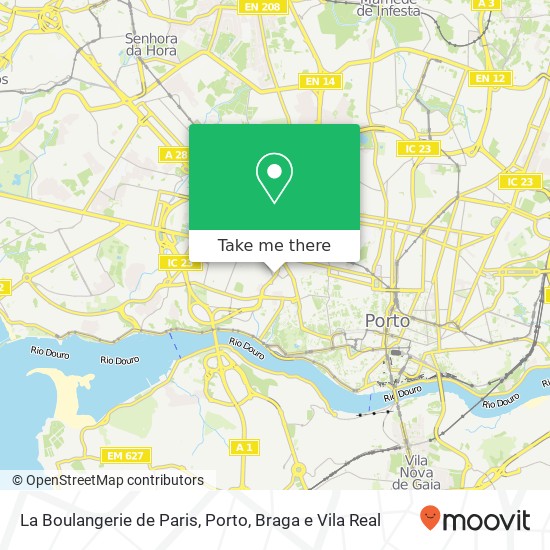 La Boulangerie de Paris, Rua Gonçalo Sampaio 4150-368 Porto mapa
