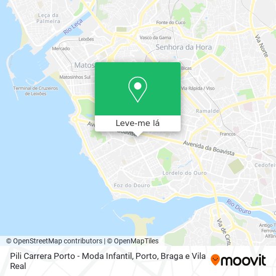 Pili Carrera Porto - Moda Infantil mapa