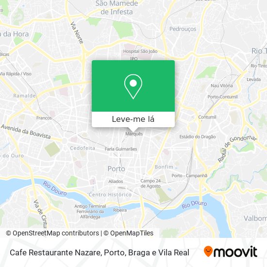 Cafe Restaurante Nazare mapa