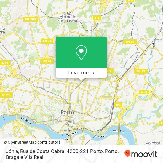 Jónia, Rua de Costa Cabral 4200-221 Porto mapa