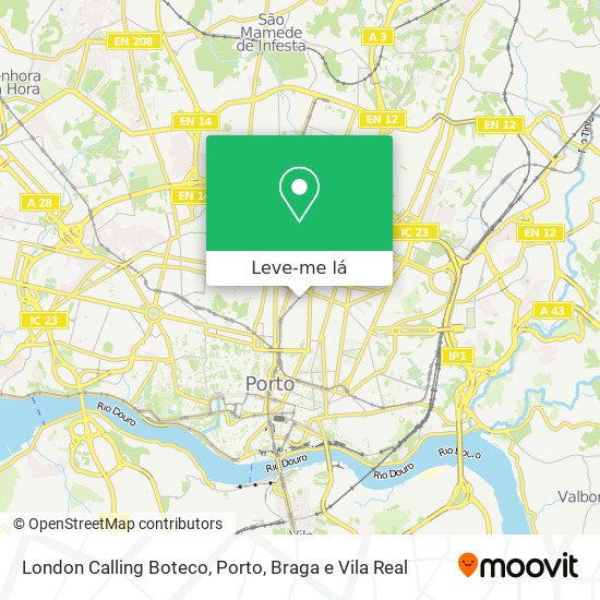 London Calling Boteco mapa