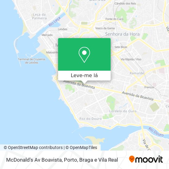 McDonald's Av Boavista mapa