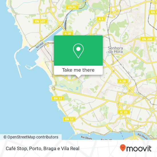 Café Stop, Rua da Vilarinha 4100-517 Porto mapa