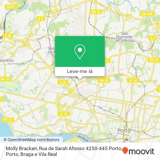 Molly Bracken, Rua de Sarah Afonso 4250-445 Porto mapa