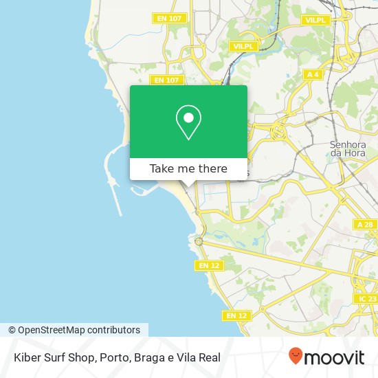Kiber Surf Shop, Rua Carlos de Carvalho 4450-094 Matosinhos mapa