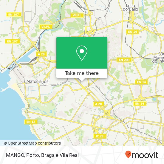 MANGO, 4460-191 Matosinhos mapa